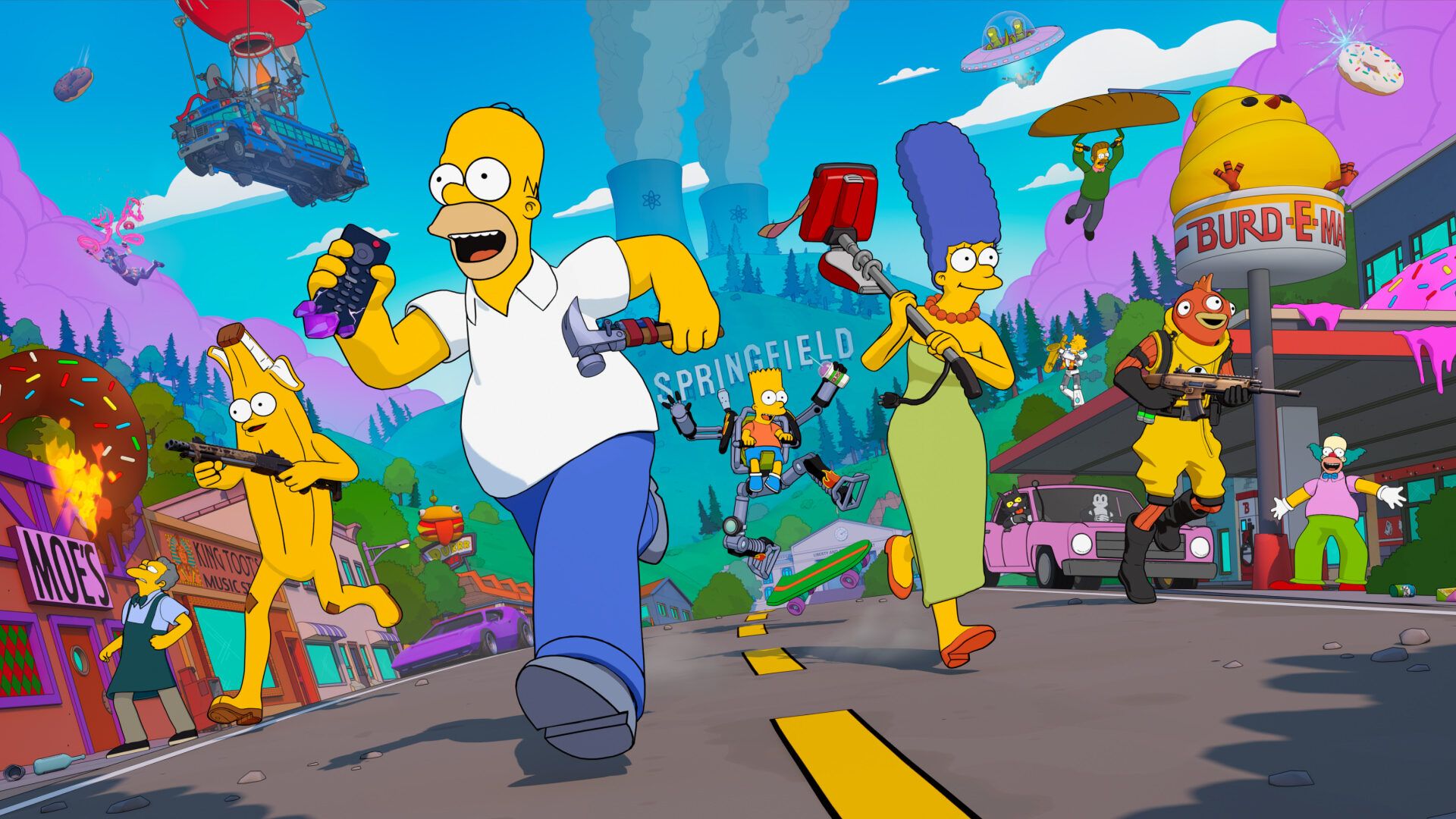 Fortnite's Long-Awaited Simpsons Collab Brings New Battle Pass & Disney+ Shorts Fortnite's Long-Awaited Simpsons Collab Brings New Battle Pass & Disney+ Shorts