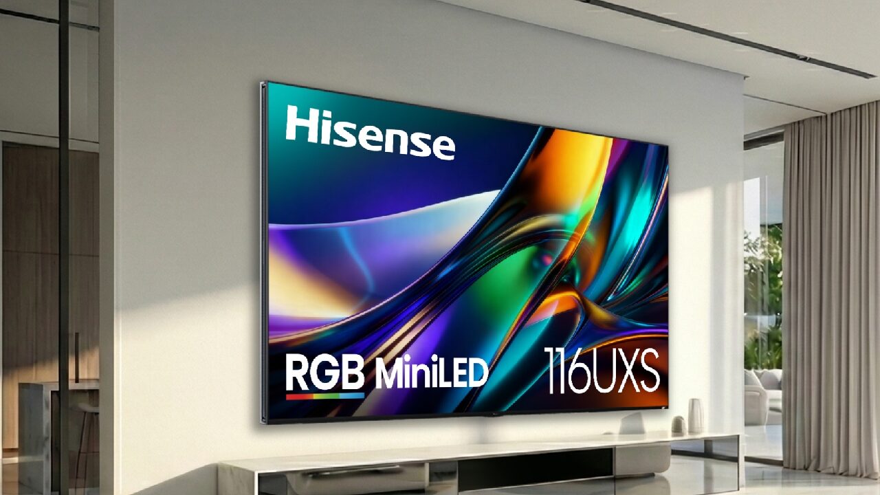 CES 2026: Hisense Reveals New Mini-LED Technology in the 116UXS RGB MiniLED TV