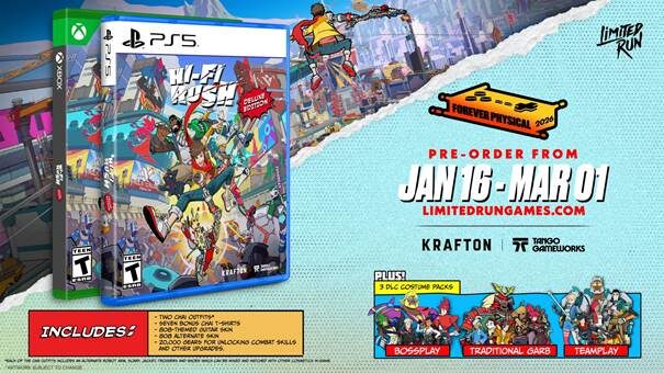 Hi-Fi Rush Announces Physical Release Now Available For Pre-Order