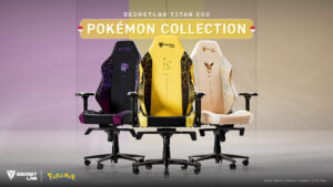 Secretlab Unveils TITAN Evo Pokémon Collection, Bringing Pikachu, Gengar, And Eevee