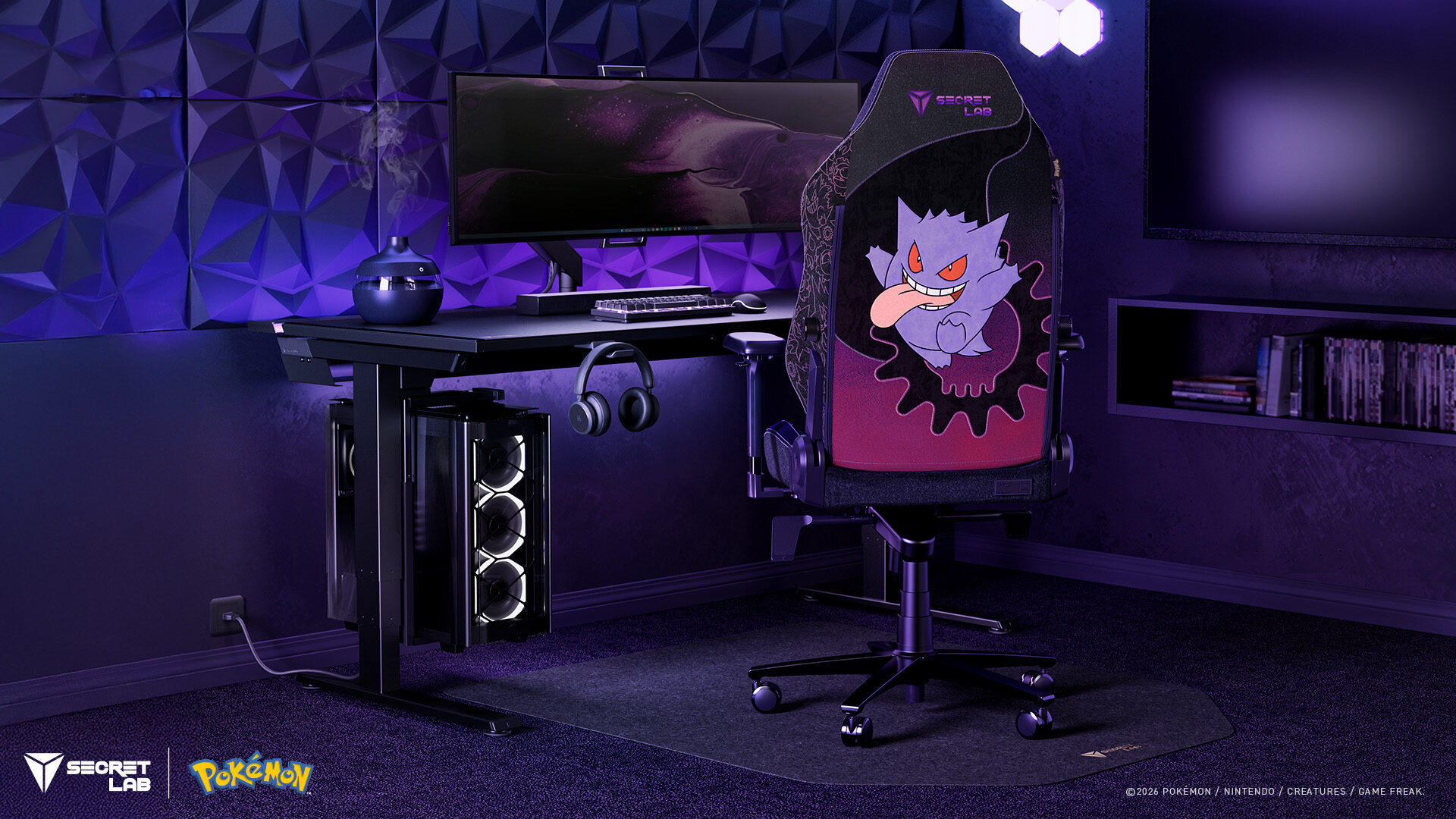 Secretlab Unveils TITAN Evo Pokémon Collection, Bringing Pikachu, Gengar, And Eevee