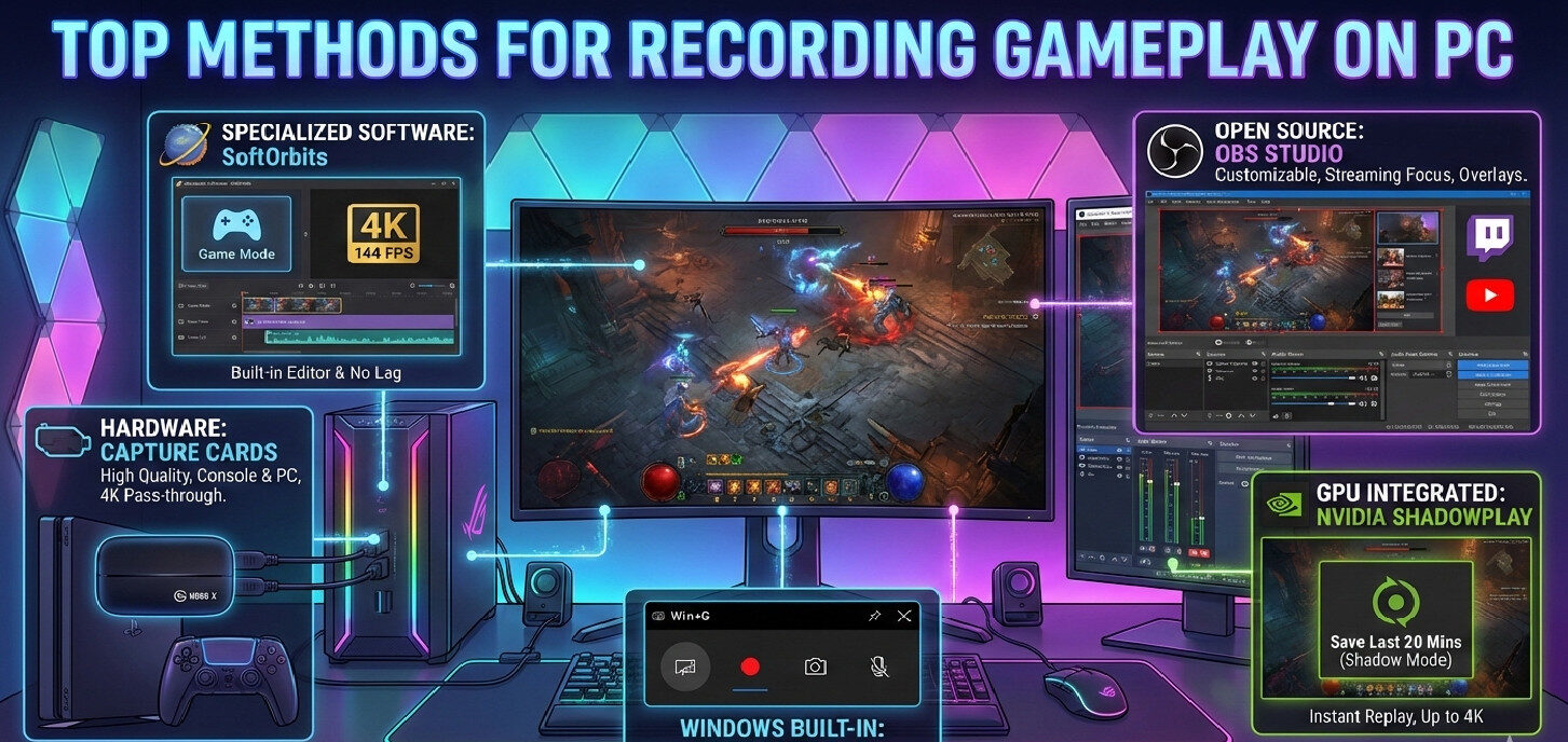 Top 5 Methods To Record Gameplay On Pc: Hardware And Software Solutions Top 5 Methods To Record Gameplay On Pc: Hardware And Software Solutions