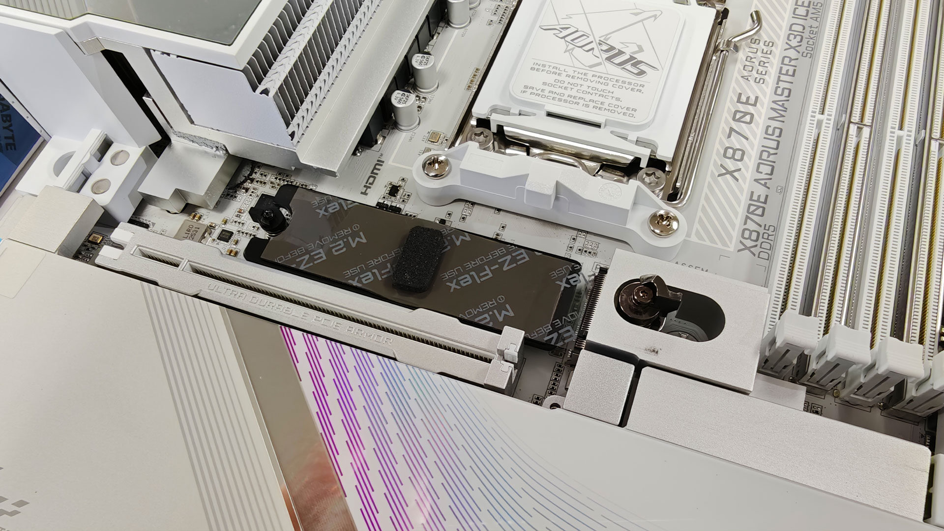 GIGABYTE X870E AORUS MASTER X3D ICE Motherboard Review Gigabyte X870E AORUS MASTER X3D ICE Motherboard Review