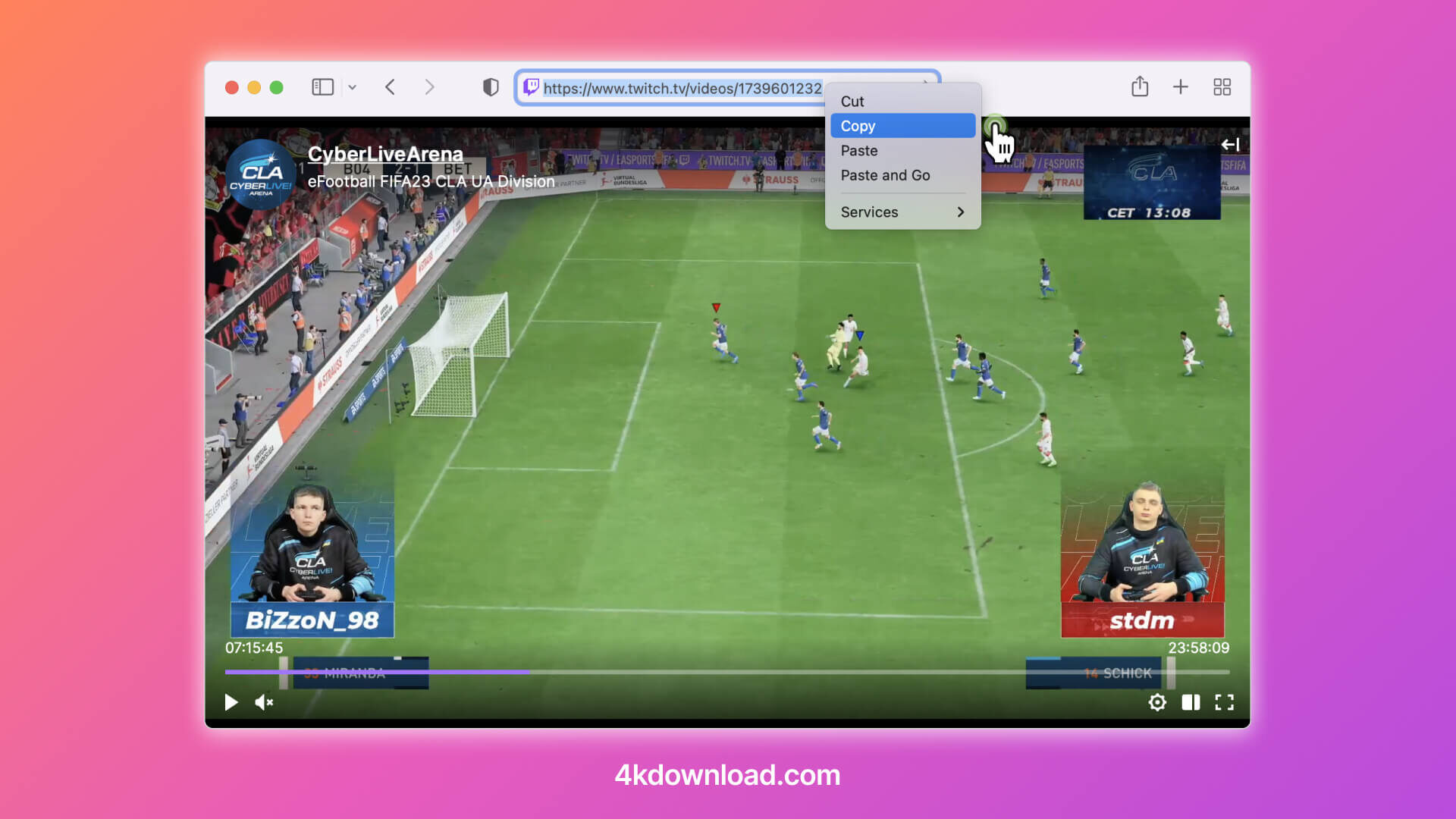 How to Download Streams from Twitch Using 4K Video Downloader+