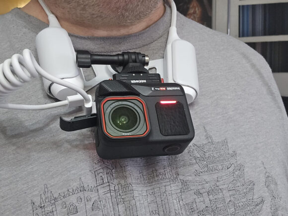 Insta360 FOMO Power Neck Mount Review