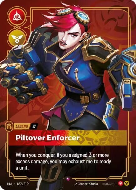 Riftbound Unleashed Spoilers Reveal Vi, Piltover Enforcer, As The Next Legend Hitting Tabletops