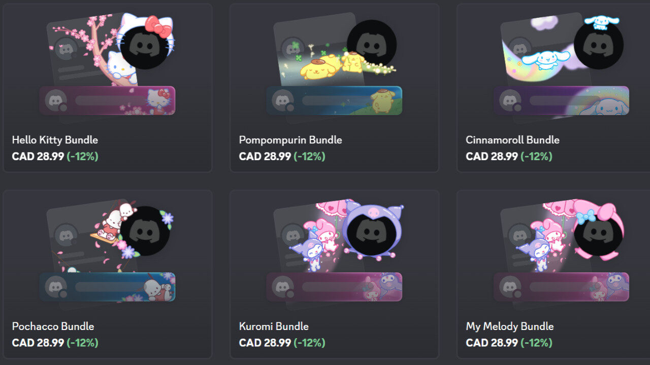 Discord And Sanrio Partner Up To Provide Cute Profile Cosmetics Based On Hello Kitty And More