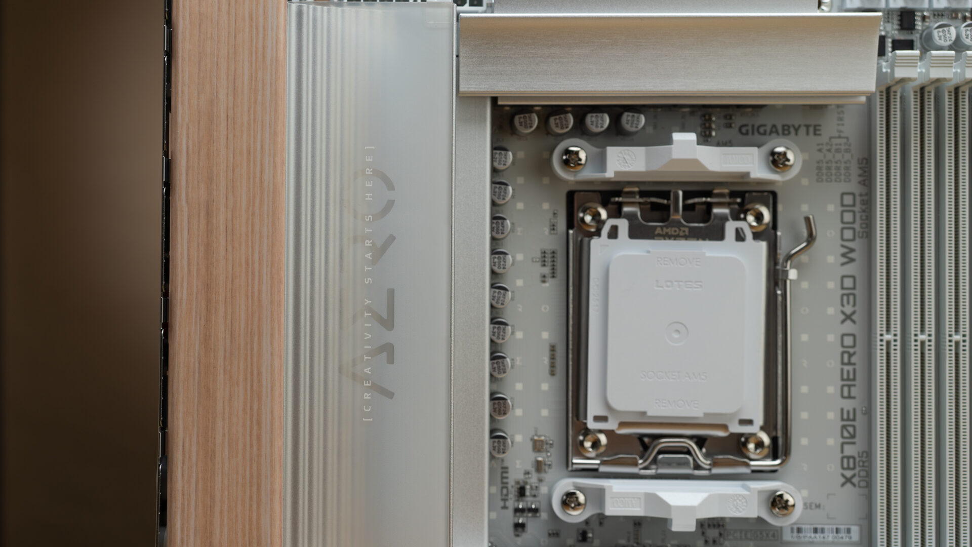 Gigabyte X870E Aero X3D Wood Motherboard Reivew