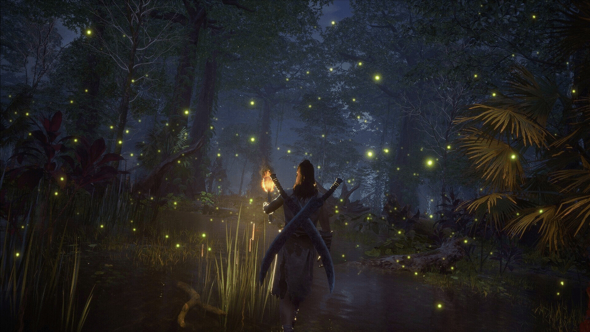 Soulmask Tribe Management In 2026: How The 1.0 Ai Overhaul Changes The Late Game Woman Holding A Torch In A Night