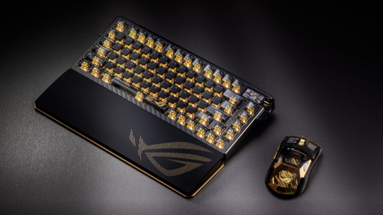 ASUS Is Celebrating Their 20th Birthday With A Gold-Plated Gaming Collection