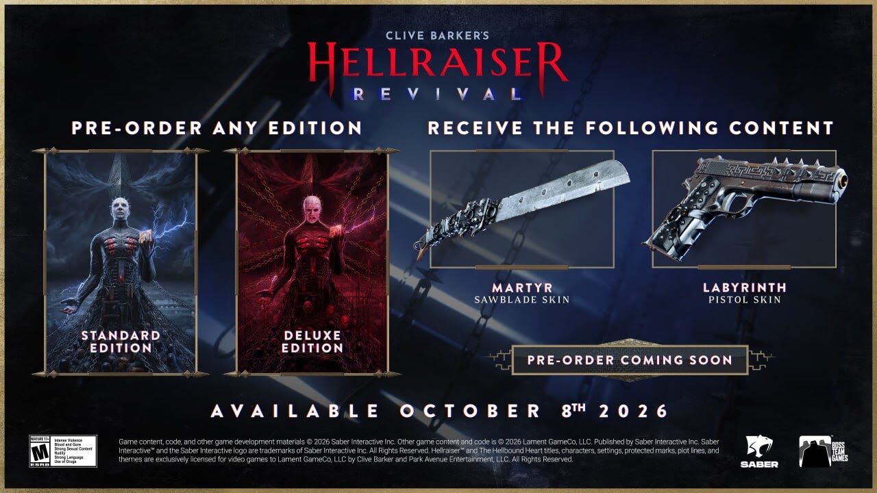 Clive Barker'S Hellraiser: Revival Drops Release Date Trailer—It'S Bloody Fantastic Hellraiser Clive Barker’s Hellraiser: Revival Drops Release Date Trailer: It’s Bloody Fantastic