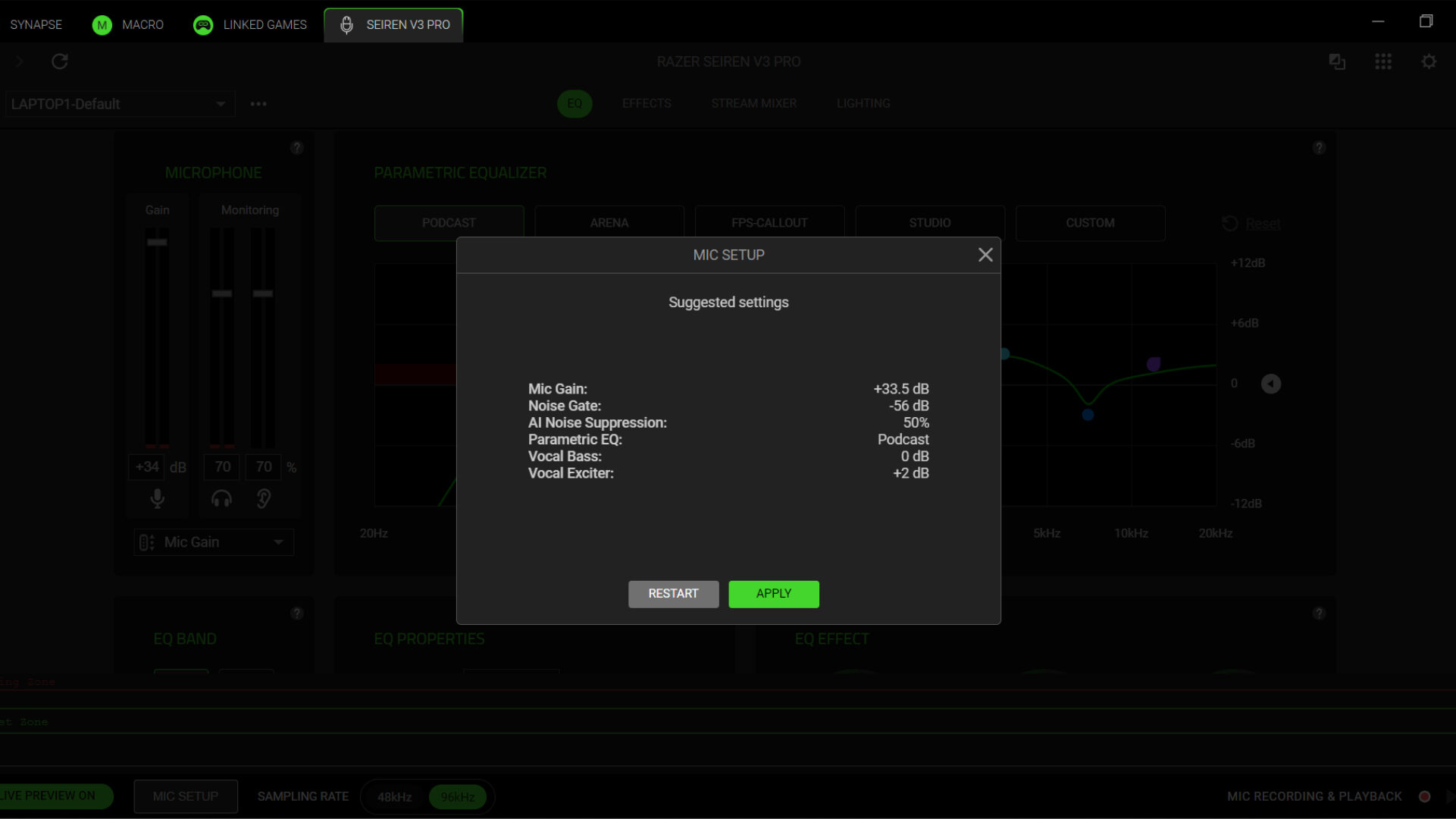 Razer Seiren V3 Pro Usb/Xlr Microphone Review Seiren V3 Pro Razer Seiren V3 Pro Usb/Xlr Microphone Review