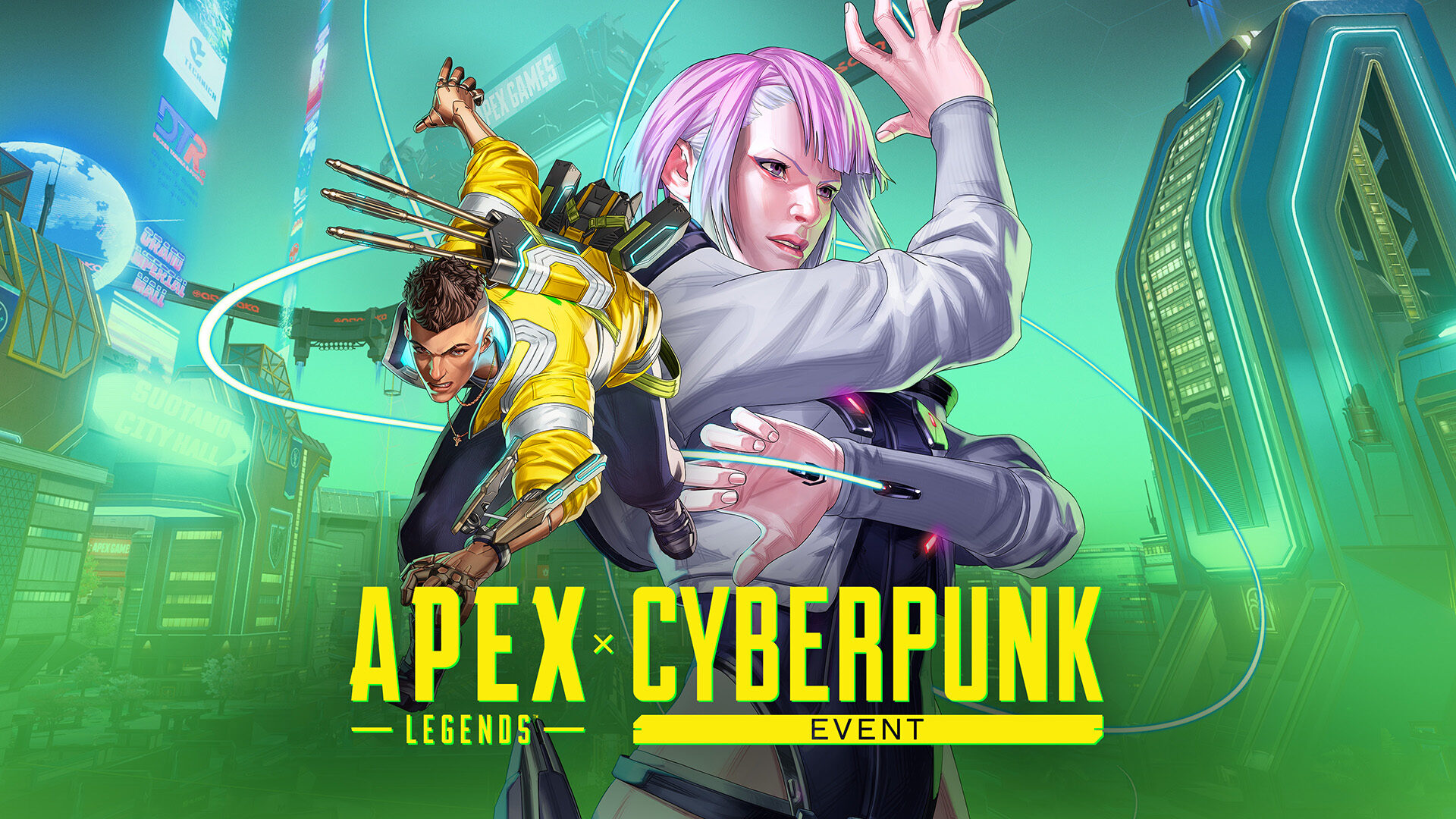 Ea Unveils Upcoming Apex Legends X Cyberpunk Event In Collaboration With Cd Projekt Red Apex Legends Apex Legends Unveils Collaboration With Cyberpunk 2077