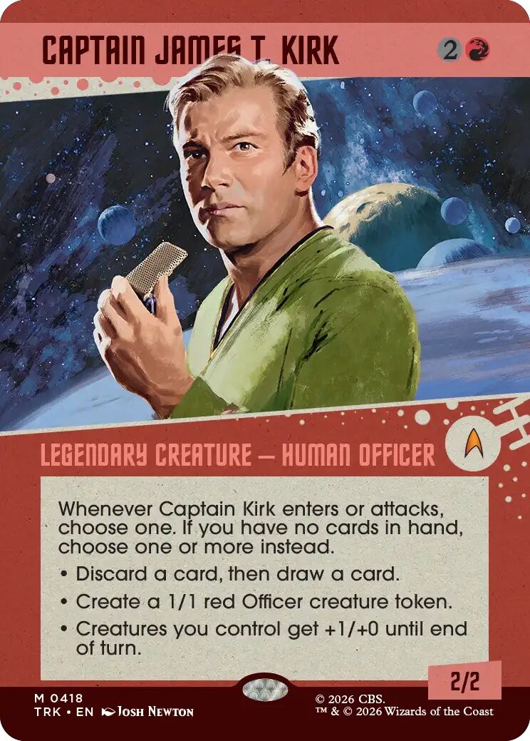Magic: The Gathering | Star Trek First Look Reveals Icons, Starships, And Commanders!