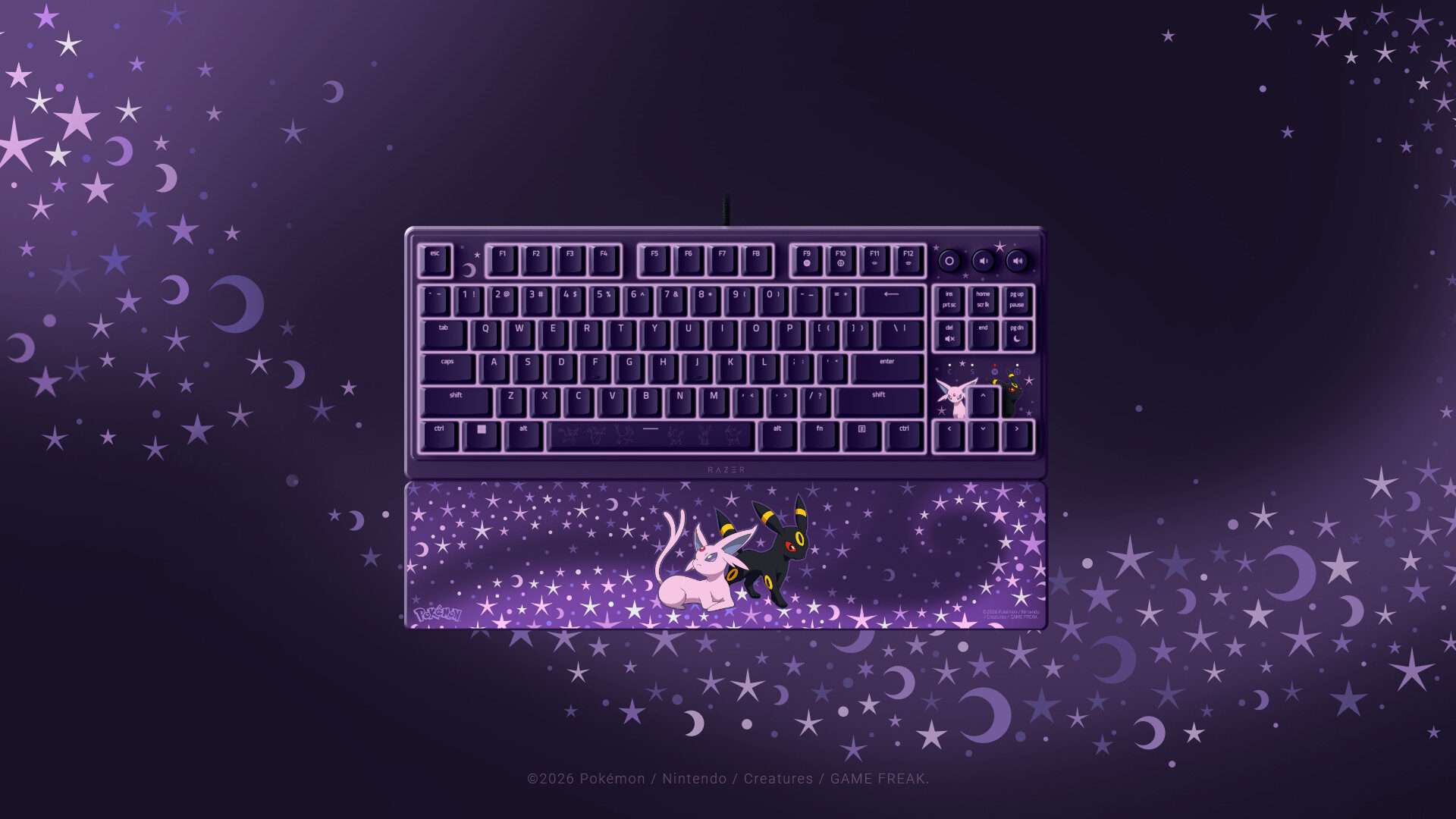 Razer Gets Sleek With Pokémon Espeon &Amp; Umbreon Setup! Pokémon Razer Gets Sleek With Pokémon Espeon &Amp; Umbreon Setup!