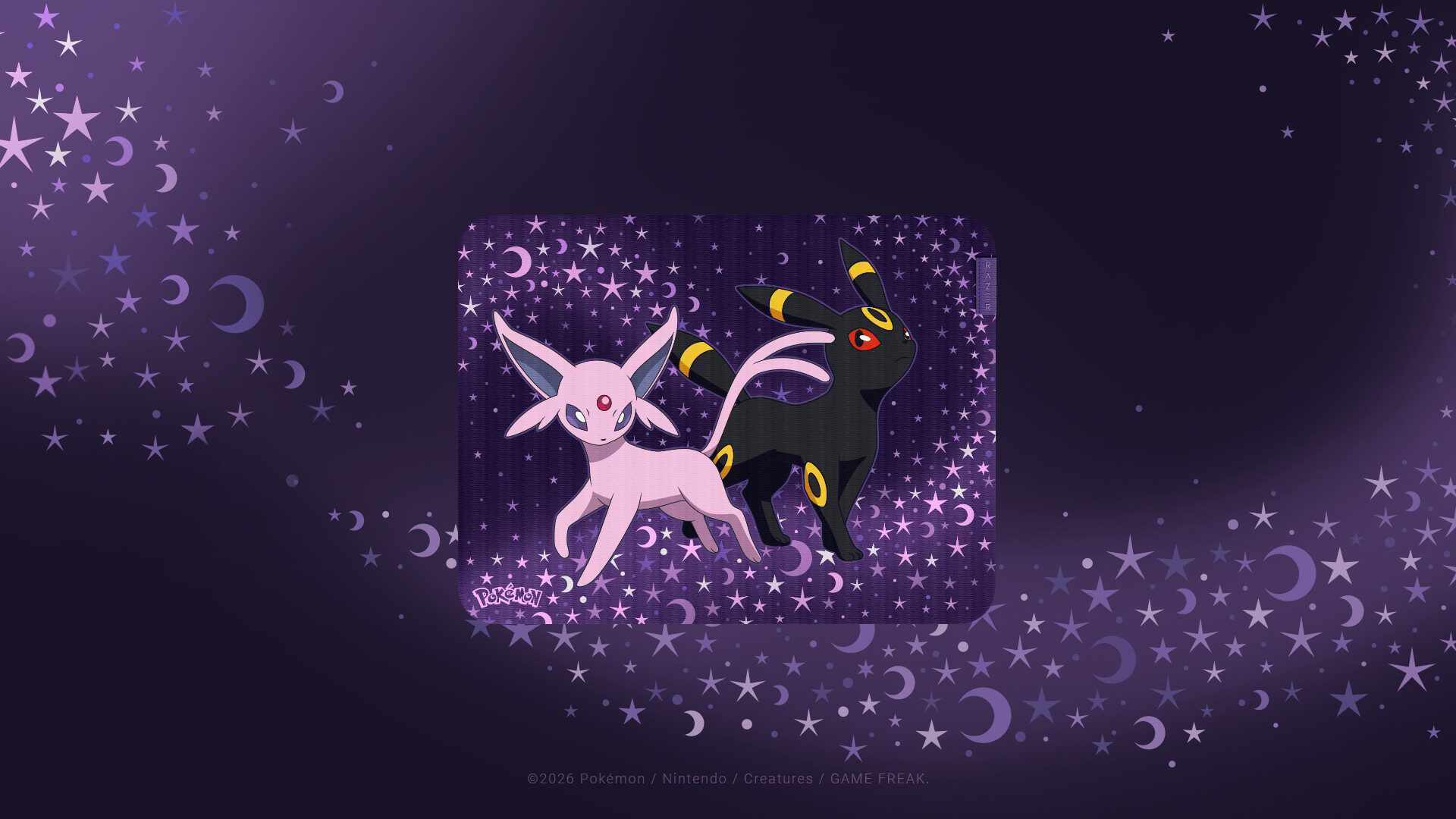 Razer Gets Sleek With Pokémon Espeon &Amp; Umbreon Setup! Pokémon Razer Gets Sleek With Pokémon Espeon &Amp; Umbreon Setup!