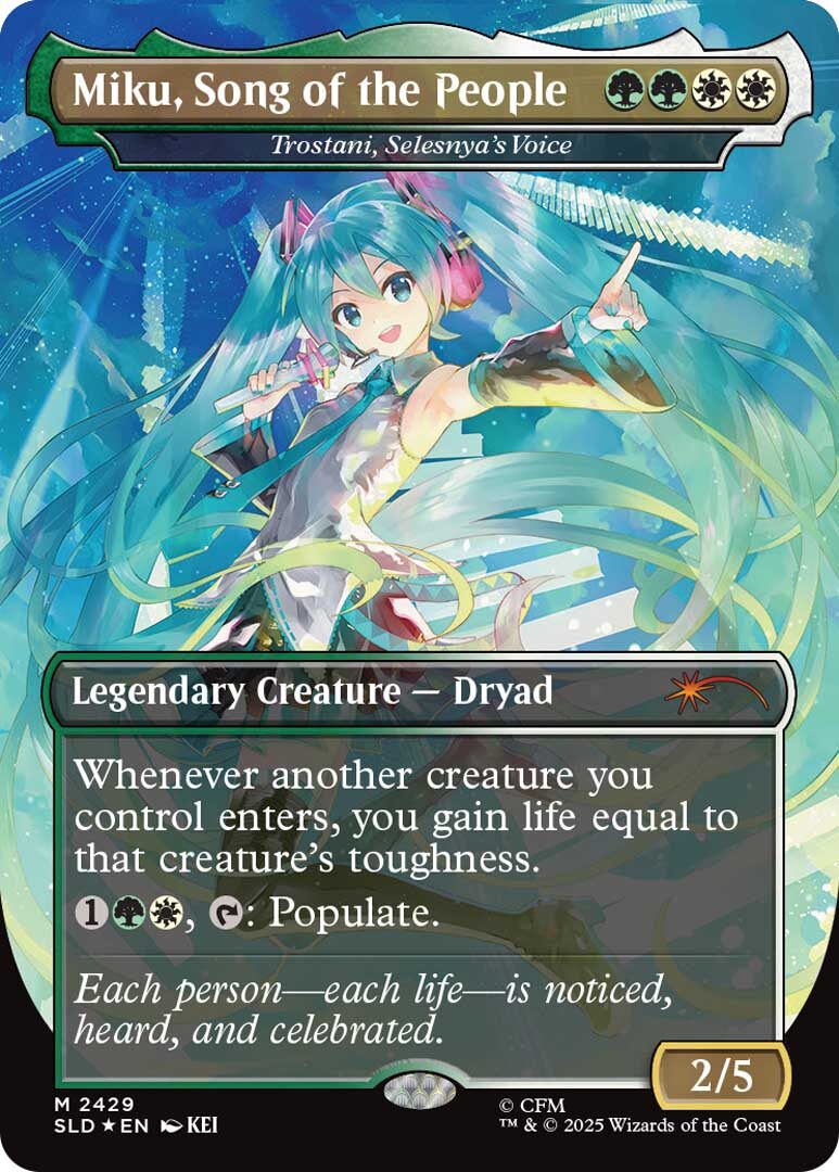 Hatsune Miku Invades Magic: The Gathering With A Secret Lair Commander Deck, And Here’s How To Get It!