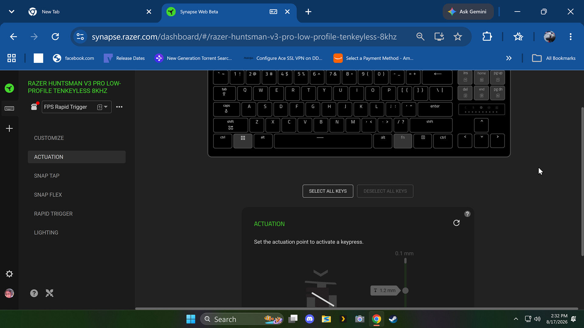 Razer Huntsman V3 Pro Low-Profile Tkl 8Khz Keyboard Review Razer Huntsman V3 Pro Low-Profile Tkl 8Khz (Keyboard) Review