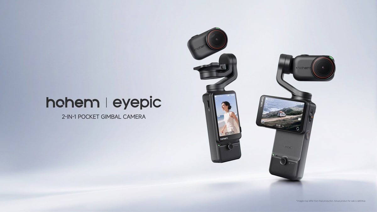Ifa 2026: Hohem Reveals Its First Detachable Smart Camera, A 2-In-1 Pocket Gimbal Called Eyepic Ifa 2026: Hohem Reveals Its First Detachable Smart Camera, A 2-In-1 Pocket Gimbal Called Eyepic