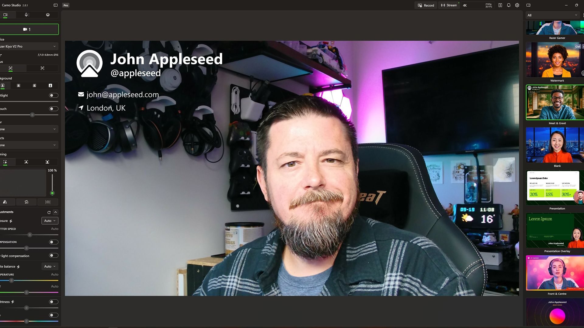 Kiyo V2 Pro Razer Kiyo V2 Pro Webcam Review