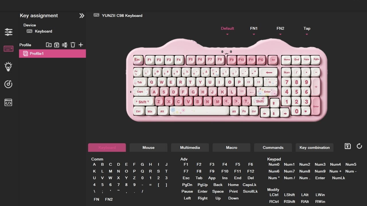 YUNZII C98 Cute Cake Wireless Mechanical Keyboard Review