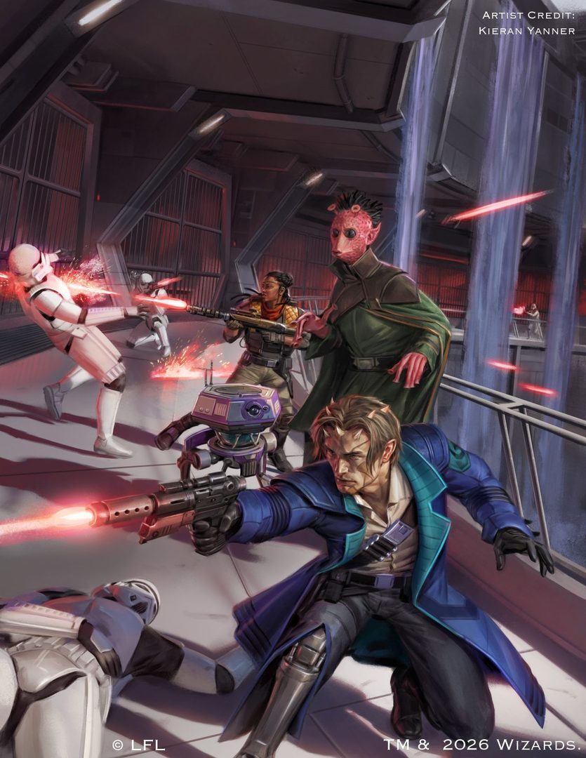 NYCC 2026: Dungeons & Dragons | Star Wars Reveals Tyro Squadron: Adventures!