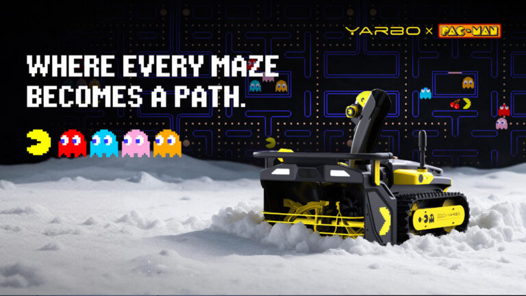 PAC-MAN Is Here To Gobble Up Snow And Clear Your Winter Mazes