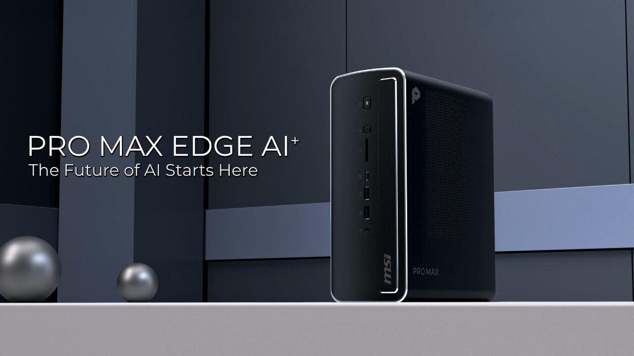 The MSI PRO MAX EDGE AI+ PC Launches in Canada: A Compact AI Powerhouse The MSI PRO MAX EDGE AI+ PC Launches in Canada: A Compact AI Powerhouse